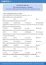 Đề thi giữa kì 2 GDĐP 6 Hải Phòng - loigiaihay.com